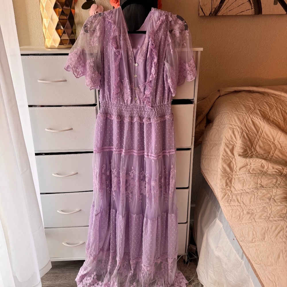 Purple dress